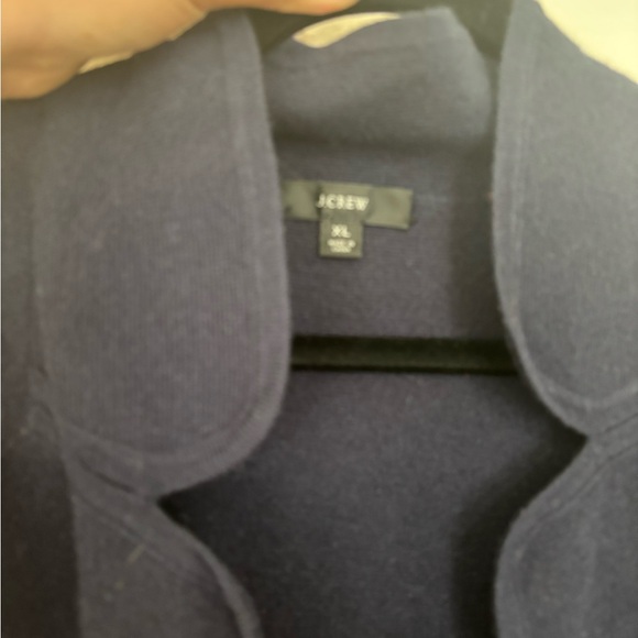 J. Crew Dark Blue Cape Jacket - Picture 5 of 6